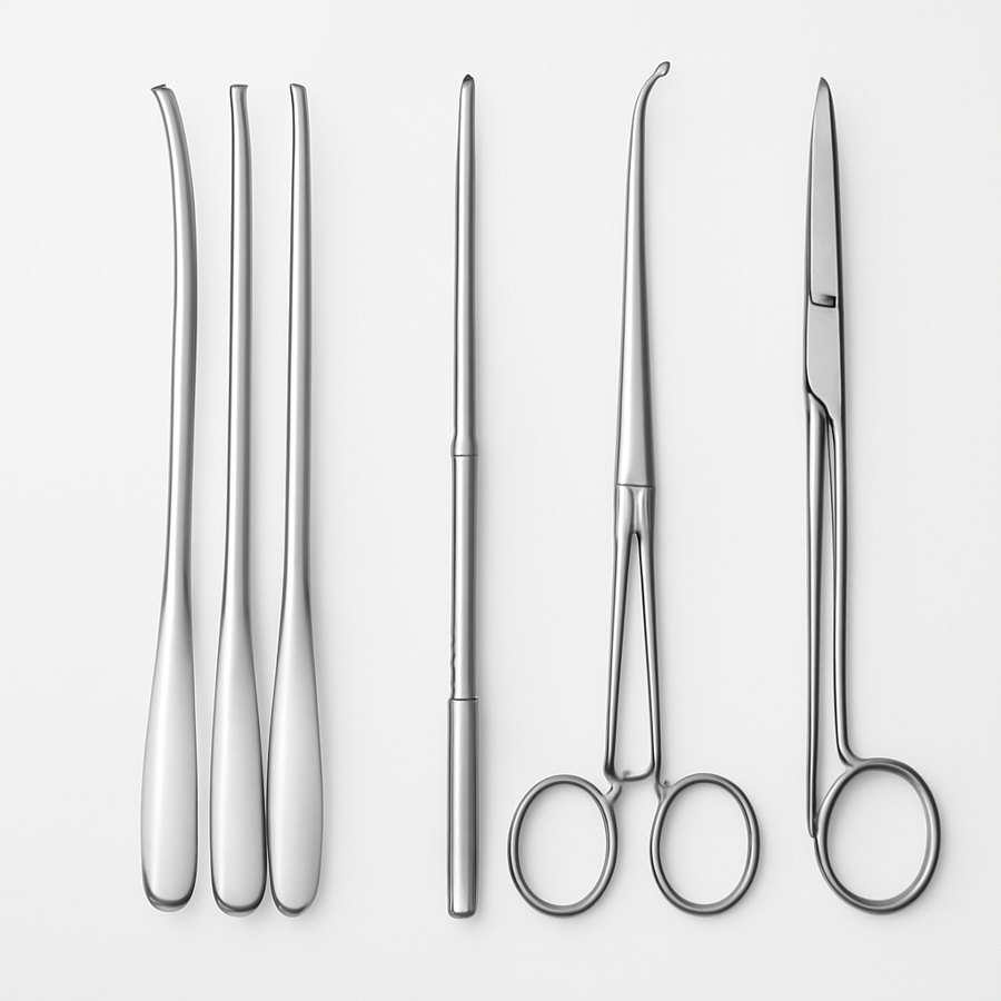 Uterine Dilators, Probes, Forceps, Myoma Instruments